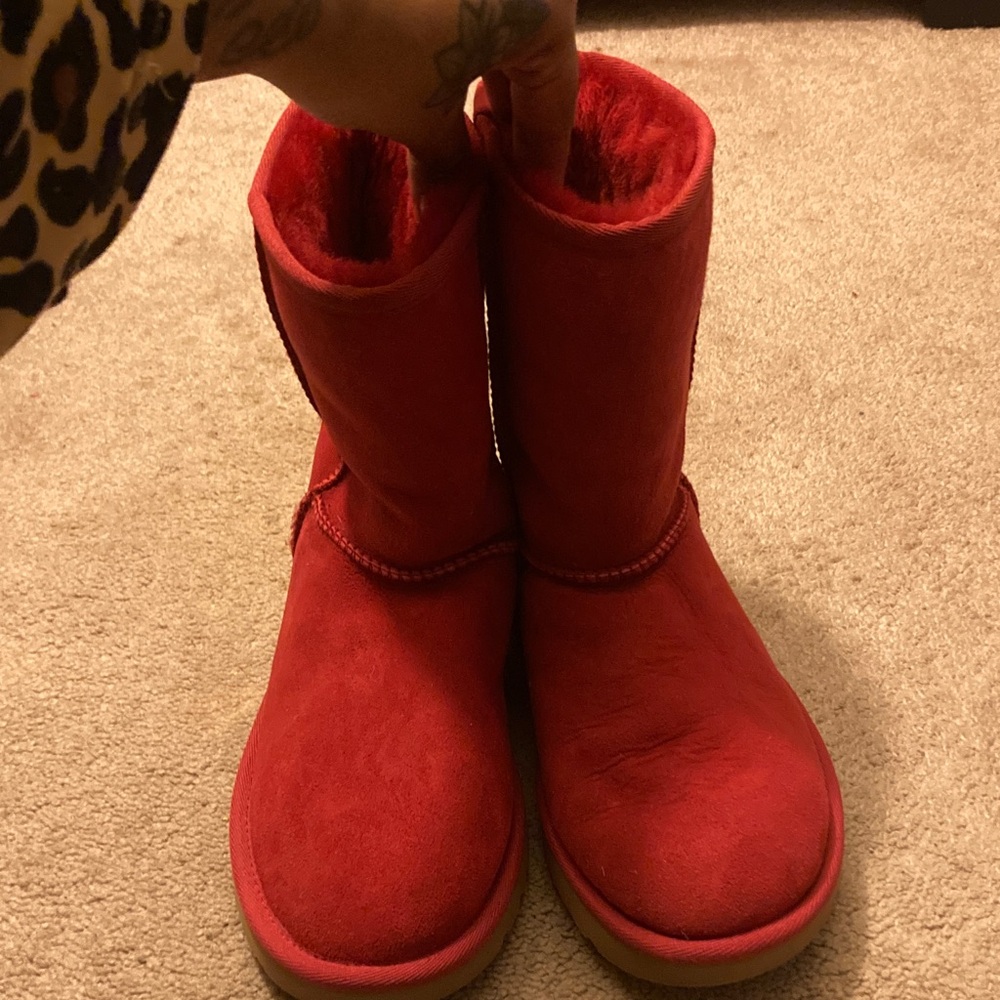 UGG Red Suede Boots